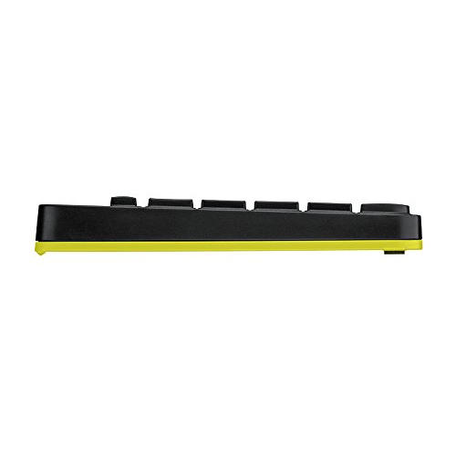LOGITECH MK240 Nano LED Membrane Wireless + Bluetooth Keyboard and Mouse Combo ( Yellow )