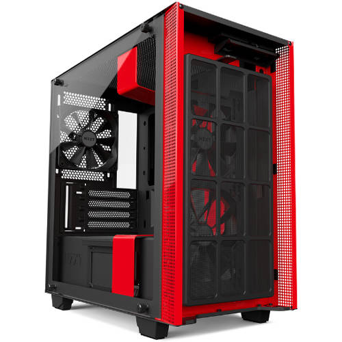 NZXT H400 ITX Mini Tower Cabinet ( Black-Red )