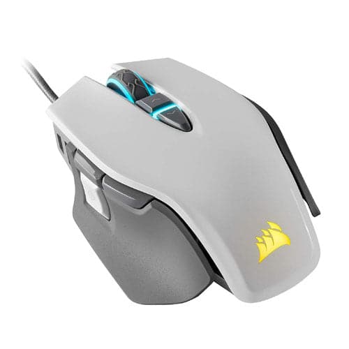 CORSAIR M65 Elite Wired Ergonomic Gaming Mouse ( M65 ) ( 18000DPI / 8 Macro Buttons ) ( White )