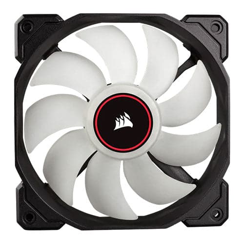 CORSAIR Air Series AF120 120mm Red LED Cabinet Fan (Black) (Single Pack)