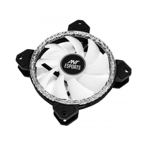ANT ESPORTS RoyalFlow 120mm Auto RGB Cabinet Fan (Black) (Single Pack)