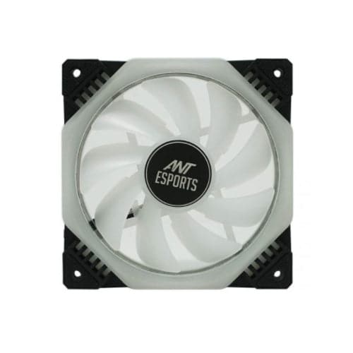 ANT ESPORTS OctaFlow 120mm Auto RGB Cabinet Fan (Black) (Single Pack)