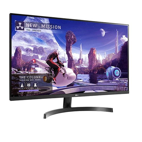 LG 32QN600-B 32 Inch 75Hz QHD IPS Panel 99% SRGB 5ms AMD FreeSync Gaming Monitor