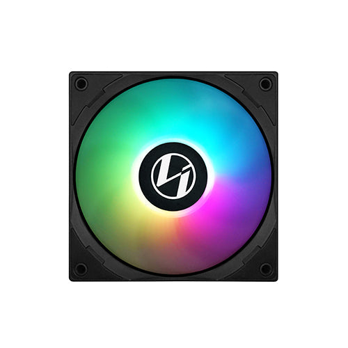 LIAN LI ST120 120mm ARGB Cabinet Fan (Black) (Triple Pack)