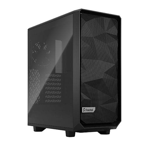 FRACTAL DESIGN Meshify 2 Compact Light Tint ATX Mid Tower Cabinet (Black)