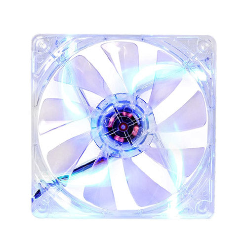 THERMALTAKE Pure 12 Series 120mm RGB Blue LED Cabinet Fan (Black) (Single Pack)