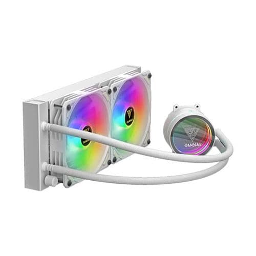 GAMDIAS Chione M3 240 Lite ARGB 240mm CPU Liquid Cooler (White)