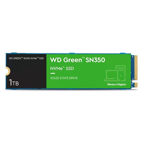 WESTERN DIGITAL Green SN350 1TB M.2 NVME Gen3 Solid State Drive ( SSD )