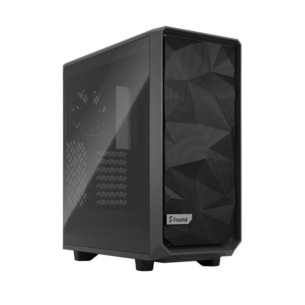 FRACTAL DESIGN Meshify 2 Compact Light Tint ATX Mid Tower Cabinet (Gray)