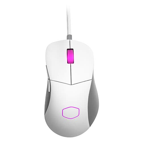 COOLER MASTER MM730 Wired Ergonomic Gaming Mouse ( M MM-730-WWOL1 ) ( 16000DPI / 6 Macro Buttons ) ( White )