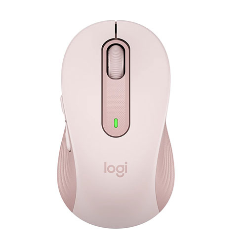 LOGITECH Signature M650 Wireless Ambidextrous Gaming Mouse ( 鈥?10-006263 ) ( 4000DPI / 5 Macro Button ) ( Rose )