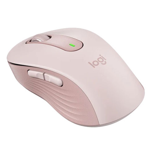 LOGITECH Signature M650 Wireless Ambidextrous Gaming Mouse ( 鈥?10-006263 ) ( 4000DPI / 5 Macro Button ) ( Rose )