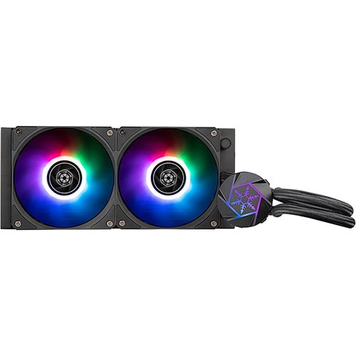 SILVERSTONE VIDA 240 SLIM High Performance All In One Liquid Cooler (Black)