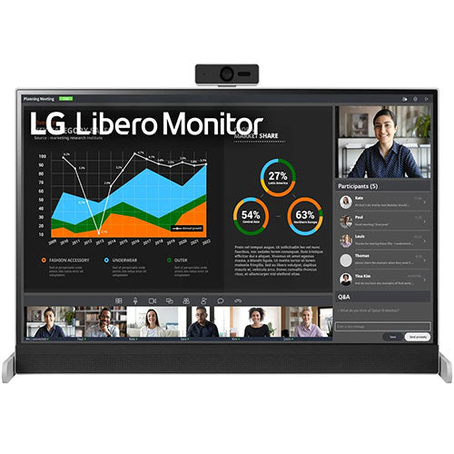 LG 27BQ70QC 27 Inch 2K 75Hz IPS Panel 99%SRGB AMD Free Sync Business Monitor