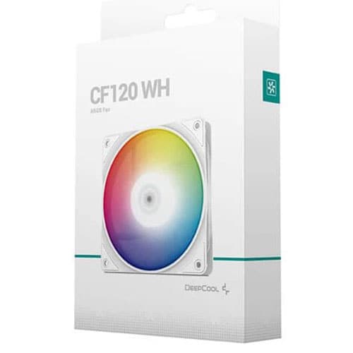 DEEPCOOL CF120 120mm ARGB Cabinet Fan White (Single Pack)