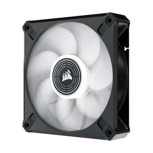 CORSAIR ML120 Elite 120mm White Premium PWM Magnetic Levitation Cabinet Fan (Black) (Single Pack)