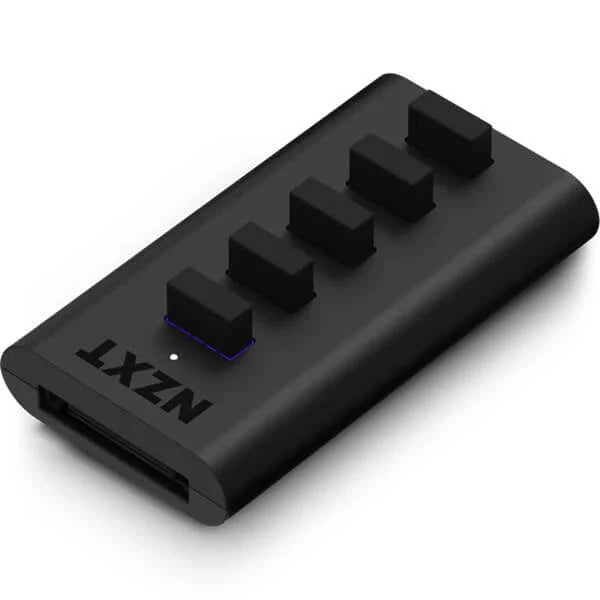 NZXT USB 2.0 4 Port Internal USB Hub (GEN 3) (MATTE BLACK)
