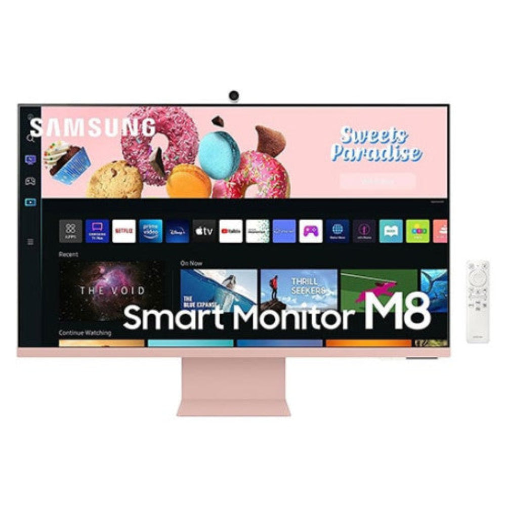 SAMSUNG M8 LS32CM80PUWXXL 32 Inch 4K UHD 60Hz VA Panel 99% SRGB 4MS Smart Monitor