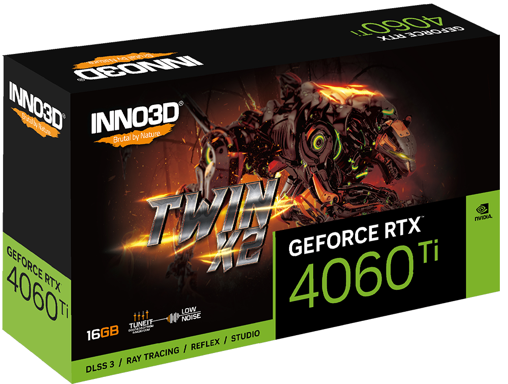 INNO3D GeForce RTX 4060 Ti Twin X2 OC 16GB Nvidia Graphic Card