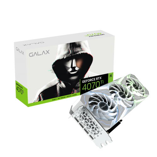 GALAX GeForce RTX 4070 Ti SG White (1-Click OC) 12GB Nvidia Graphic Card