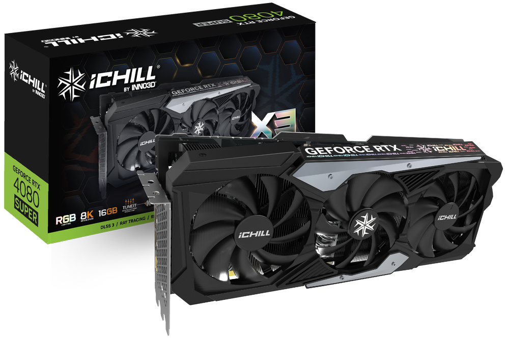 INNO3D GeForce RTX 4080 Super IChill X3 16GB Nvidia Graphic card