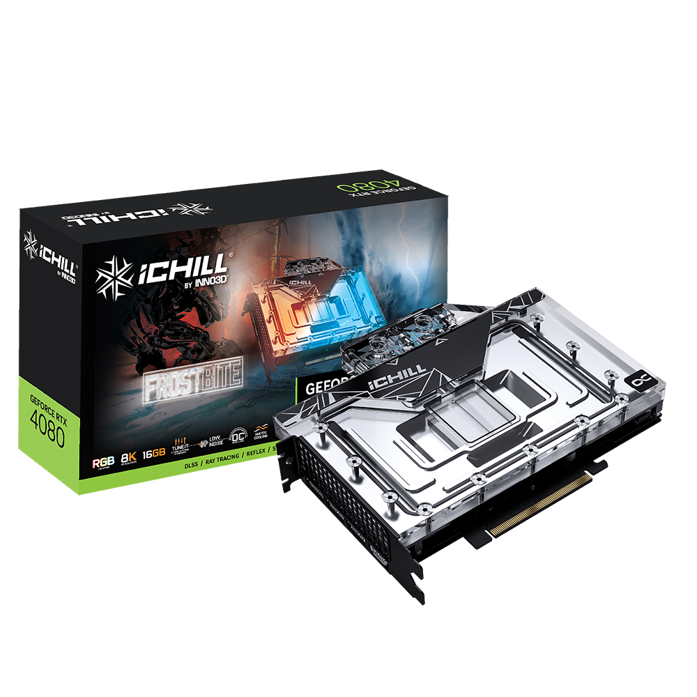INNO3D GeForce RTX 4080 IChill FrostBite 16GB Nvidia Graphic Card