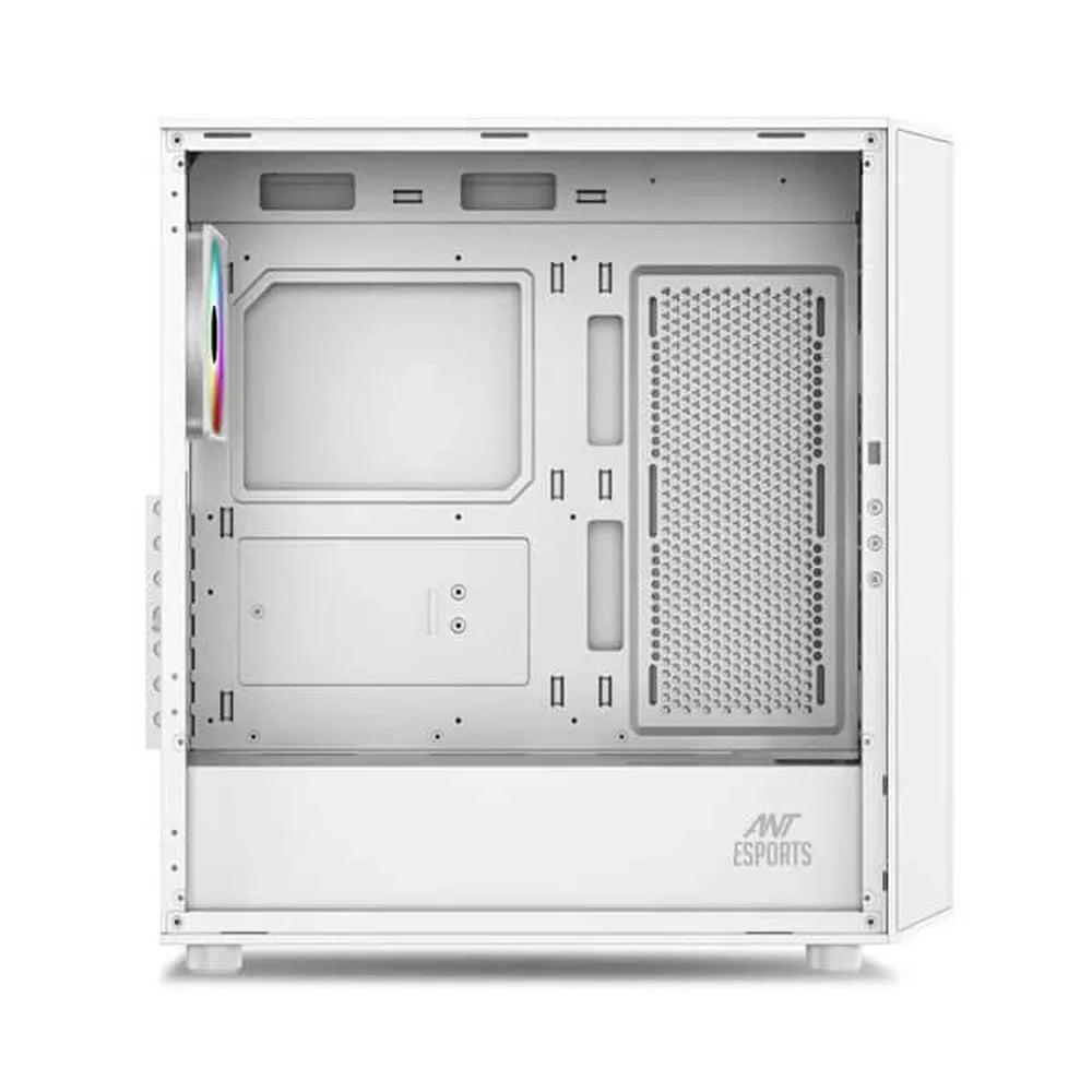 ANT ESPORTS 411 Air ARGB EATX Mid Tower Cabinet (White)