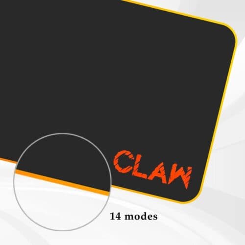 CLAW SLIDE Waterproof RGB XXL Black Mousepad
