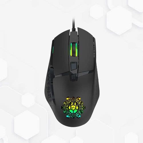 CLAW Dawon Wired Ergonomic Gaming Mouse ( 6400DPI / 7 Macro Buttons ) ( Black )