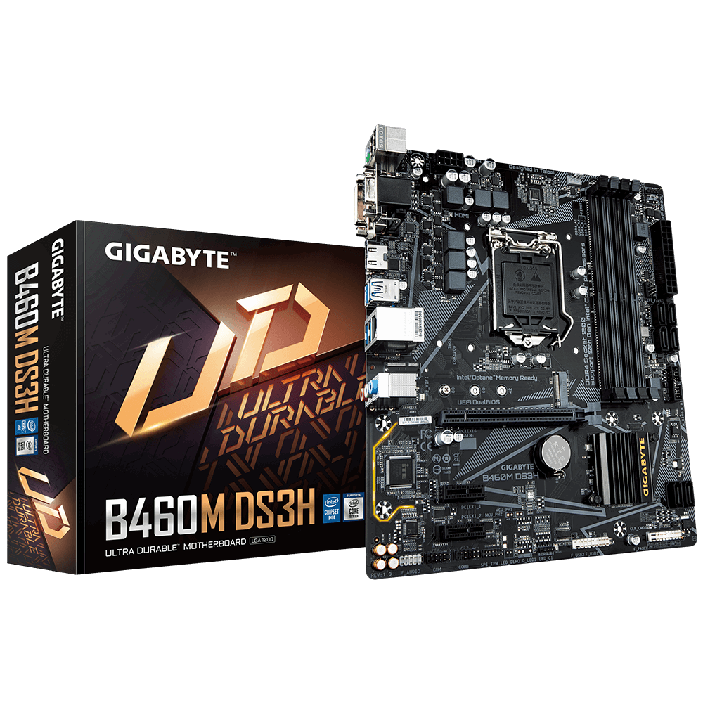 GIGABYTE B460M DS3H DDR4 Intel Motherboard
