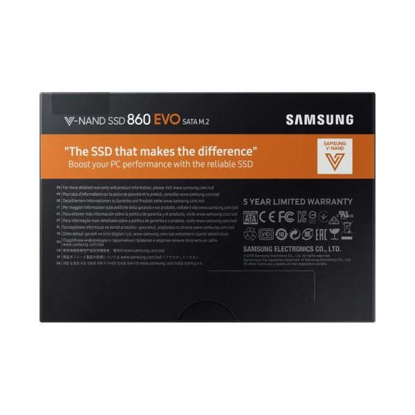 SAMSUNG 860 EVO 250GB M.2 SATA SATA 3 Solid State Drive ( SSD )