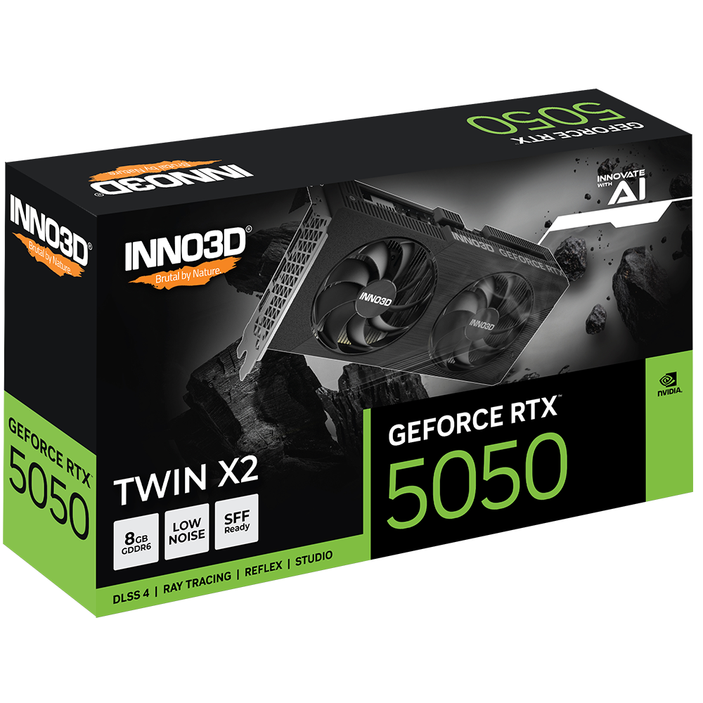 INNO3D GeForce RTX 5050 Twin X2 8GB Nvidia Graphic Card