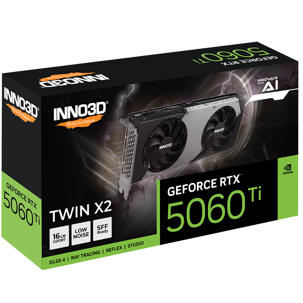 INNO3D GeForce RTX 5060 Ti Twin X2 16GB Nvidia Graphic Card