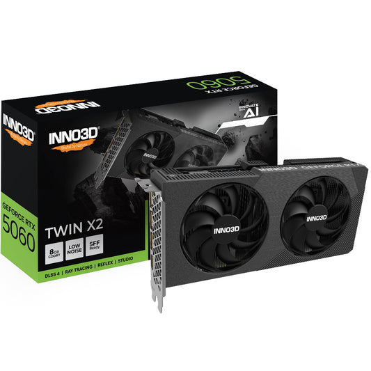 INNO3D GeForce RTX 5060 Twin X2 SFF 8GB Nvidia Graphic Card