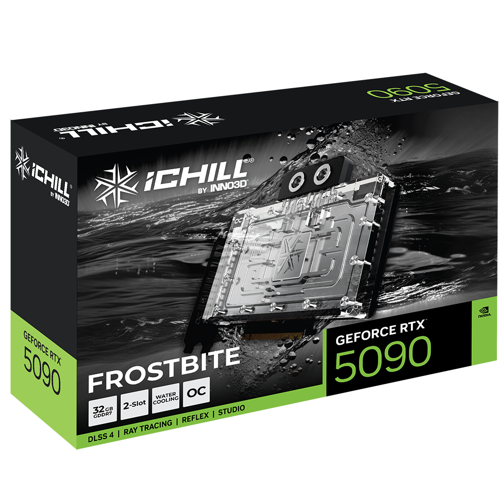 INNO3D GeForce RTX 5090 IChill Frostbite 32GB Nvidia Graphic Card