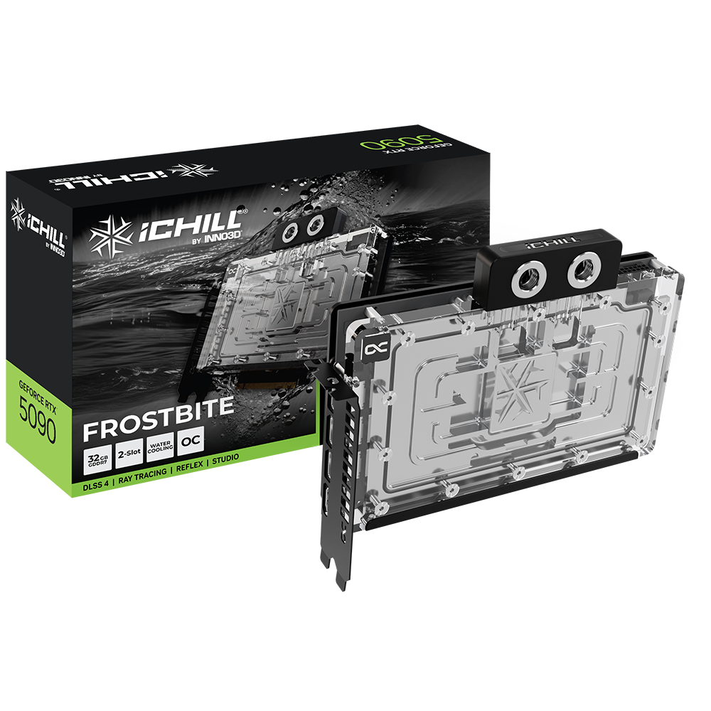 INNO3D GeForce RTX 5090 IChill Frostbite 32GB Nvidia Graphic Card