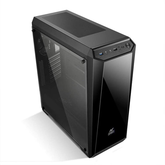 ANT ESPORTS ICE-100TG ATX Mid Tower Cabinet (Black)
