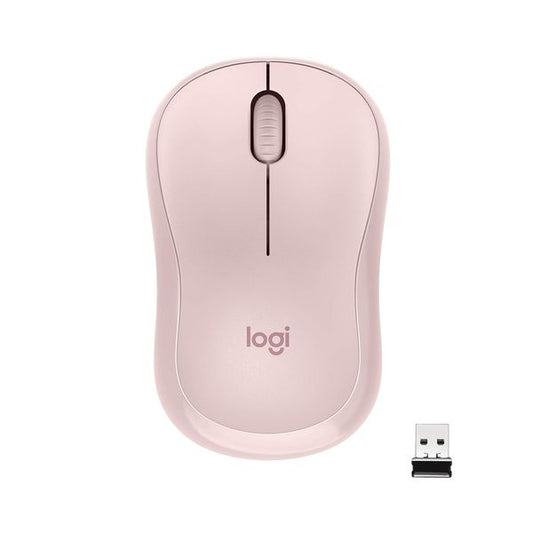 LOGITECH M221 Silent Wireless Ambidextrous Gaming Mouse ( M221 ) ( 1000DPI / 3 Macro Button ) ( Rose )