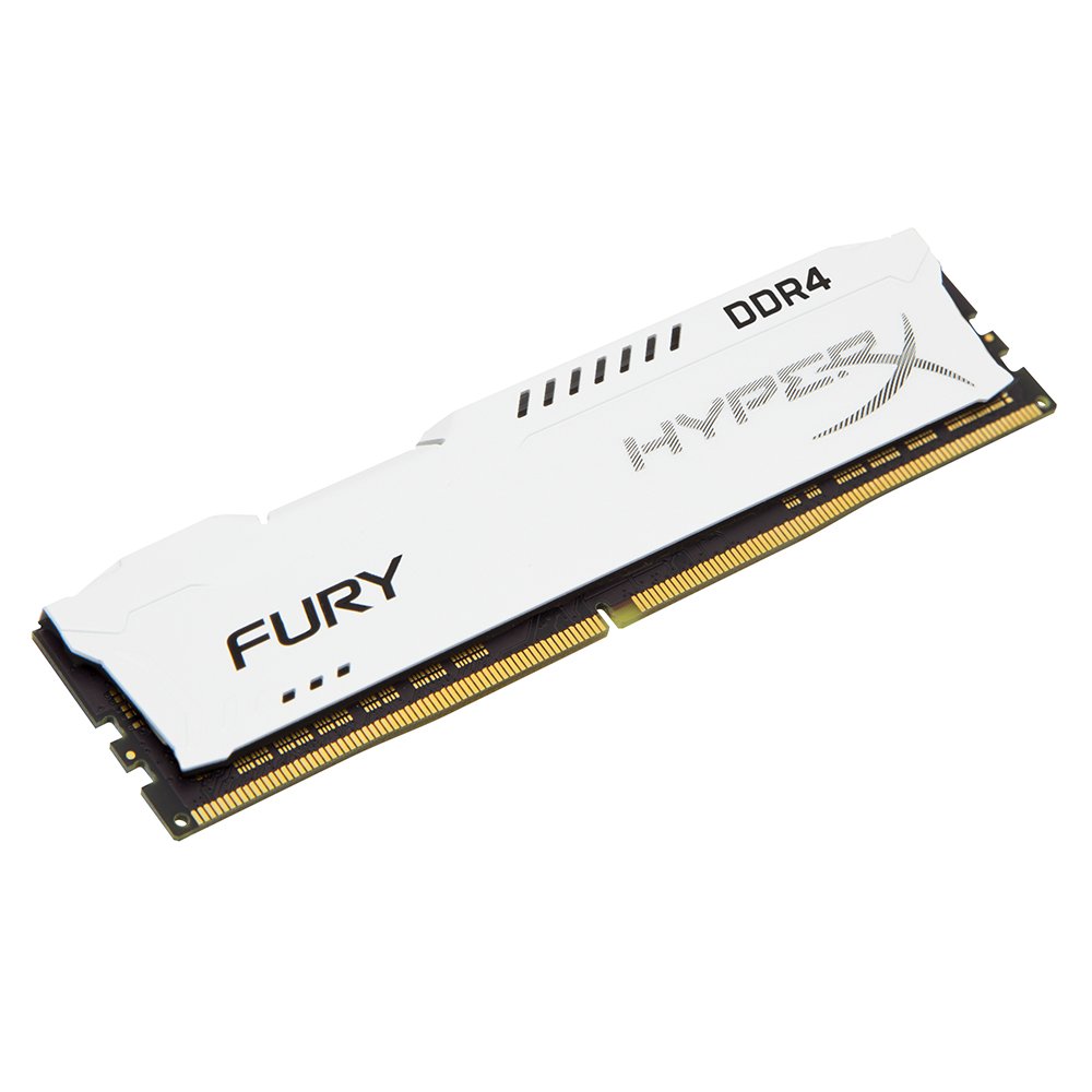 HYPERX Fury 8GB ( 8GBx1 ) 2400MHz DDR4 RAM ( White) ( CL15 )