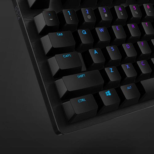 LOGITECH G512 RGB Wired Mechanical Gaming Keyboard (GX Blue Switch) (Carbon)