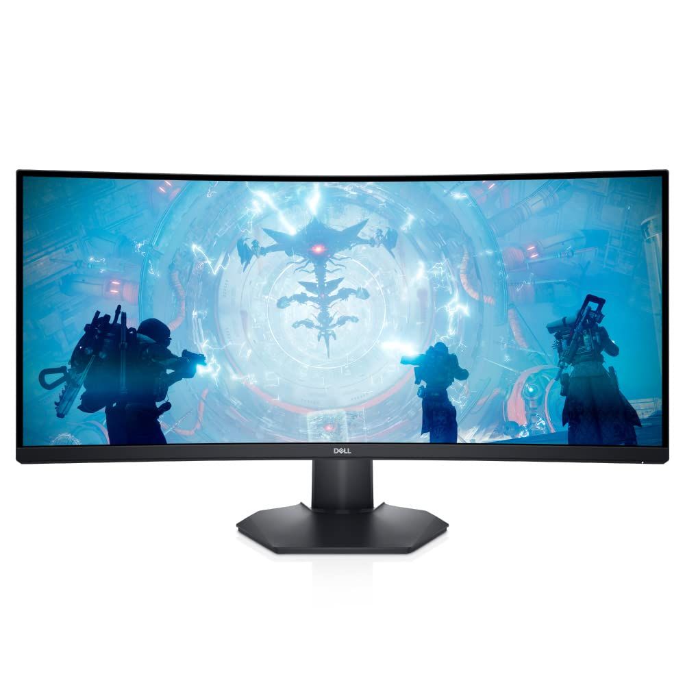 DELL S3422DWG 34 Inch QHD 144Hz VA Panel 99%SRGB 2MS AMD Freesync Curved Gaming Monitor