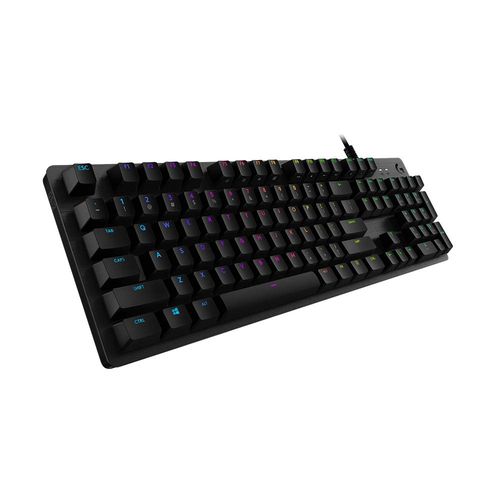 LOGITECH G512 RGB Wired Mechanical Gaming Keyboard (GX Blue Switch) (Carbon)