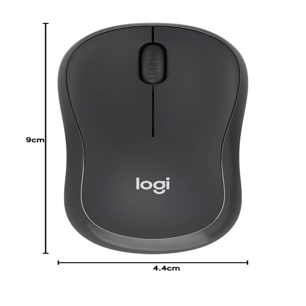 LOGITECH M240 Silent Bluetooth Ambidextrous Gaming Mouse ( Graphite ) ( 1000DPI / 3 Macro Buttons )