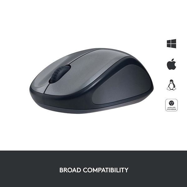 LOGITECH M235 Wireless Ambidextrous Gaming Mouse ( 鈥?10-002201 ) ( 1000DPI / 3 Macro Button ) ( Colt Glossy)