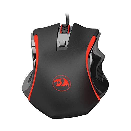REDRAGON Nothosaur M606 Wired Ambidextrous Gaming Mouse ( M606 ) ( 3200DPI / 6 Macro Button ) ( Black )