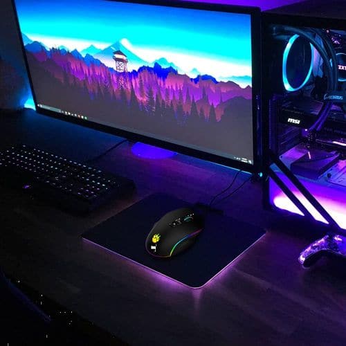 CLAW Chuff Wired Ergonomic Gaming Mouse ( 6400DPI / 7 Macro Buttons ) ( Black )