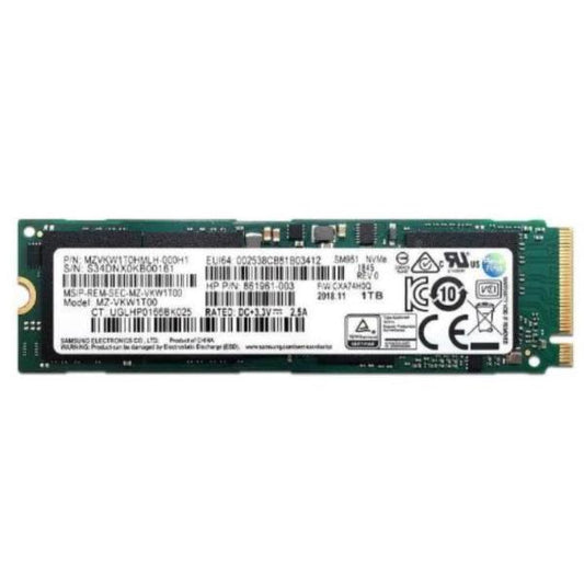 SAMSUNG SM961 1TB M.2 NVME Gen3 Solid State Drive ( SSD )
