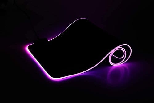 COSMIC BYTE Volcano 7 Colour RGB XXL Black Mousepad