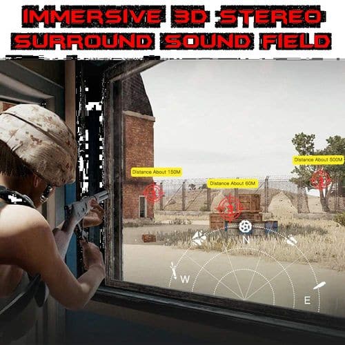 CLAW G13 Triple Driver Wired in Ear Earphones Gaming Earphones (Red)