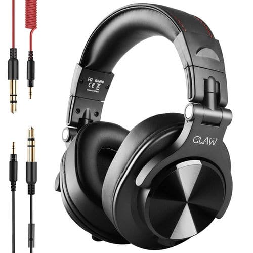 CLAW SM50 DJ Wired Stereo Gaming Headphone ( Black ) ( PC / Mobile )